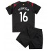 Billige Manchester City Rodri Hernandez #16 Bortetrøye Barn 2022-23 Kortermet (+ korte bukser)